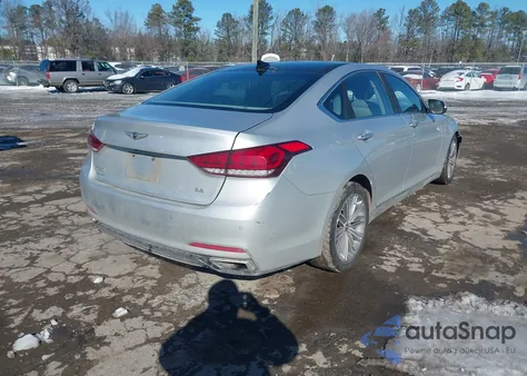 2018 Genesis G80 3.8 из США, поврежденный, VIN KMHGN4JE8JU224365